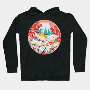 Maneki Neko Hanami Party Hoodie